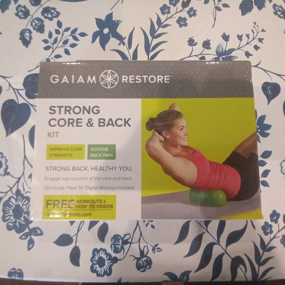 Gaiam Restore Strong Core & Back Therapy Ball Fitness